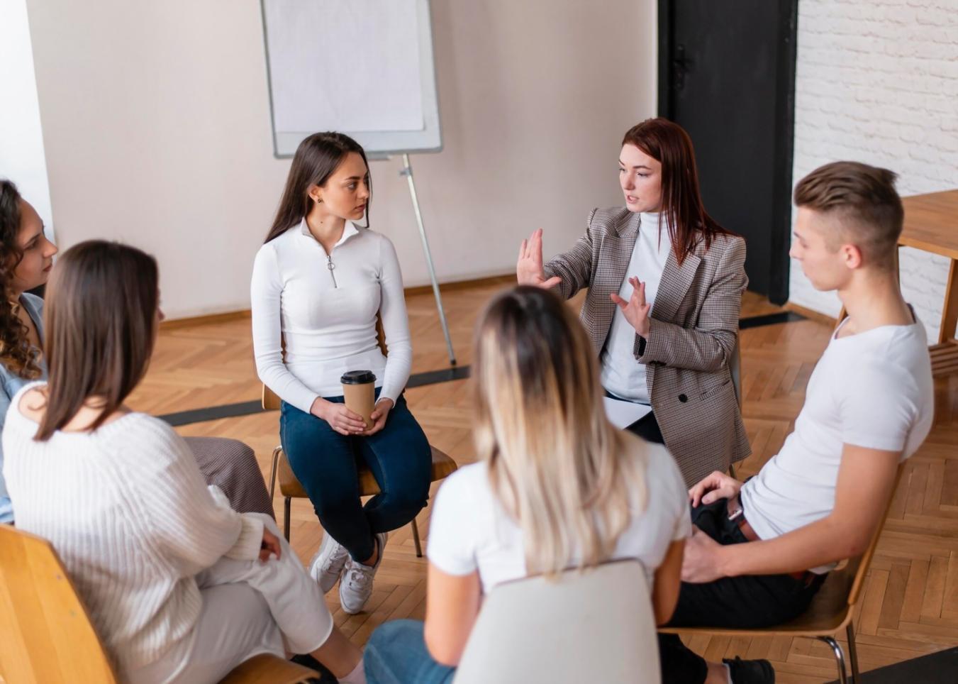 Professional workspace showing trading education materials and resources